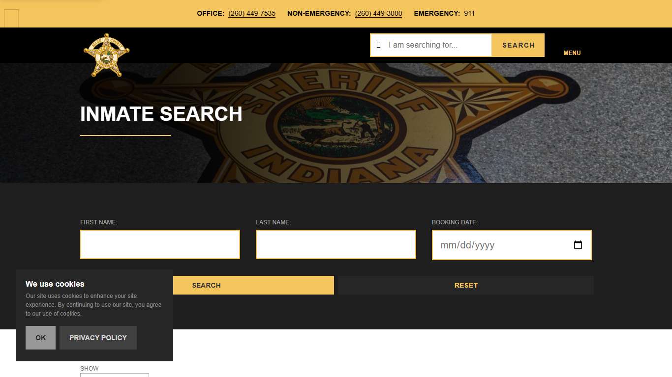 Inmate Search - Allen County Sheriff